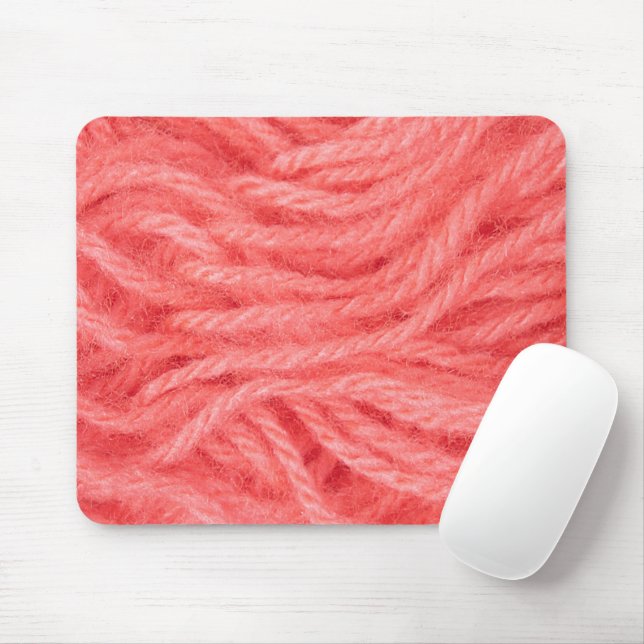 Rosa Flamingo Yarn Musmatta (Med mus)