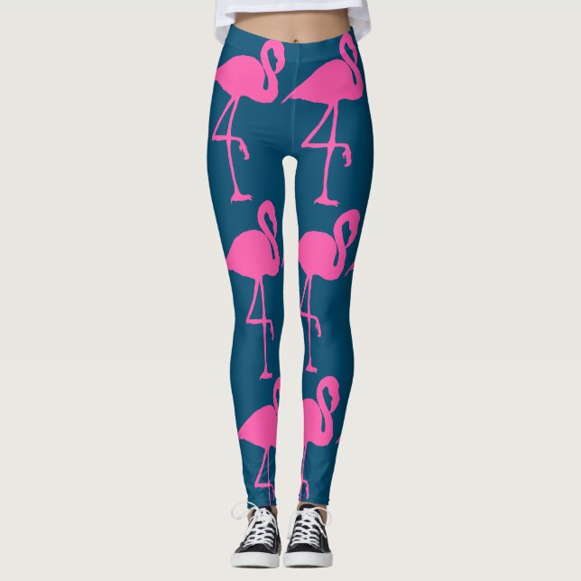 ROSA FLAMINGO YOGA BYXOR (Framsida)