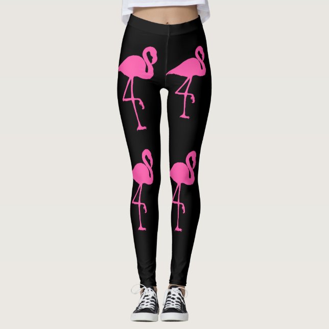 ROSA FLAMINGO YOGA BYXOR LEGGINGS (Framsida)