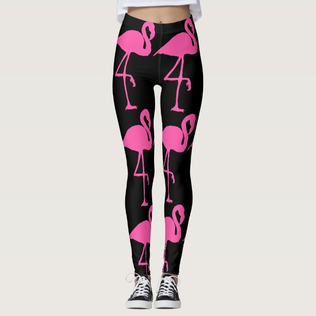 ROSA FLAMINGO YOGABYXOR LEGGINGS (Framsida)