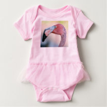 Rosa FlamingobabyRomper med tuTuen