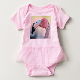 Rosa FlamingobabyRomper med tuTuen Tee Shirt