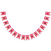 Rosa FlamingoBuntingbaner