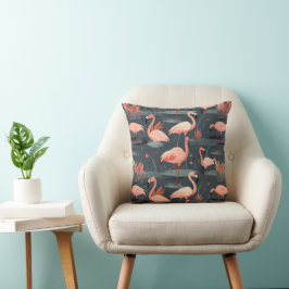 Rosa Flamingoes i Vatten Kudde