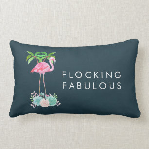 Rosa FlamingoFlocking Fabulous Lumbarkudde