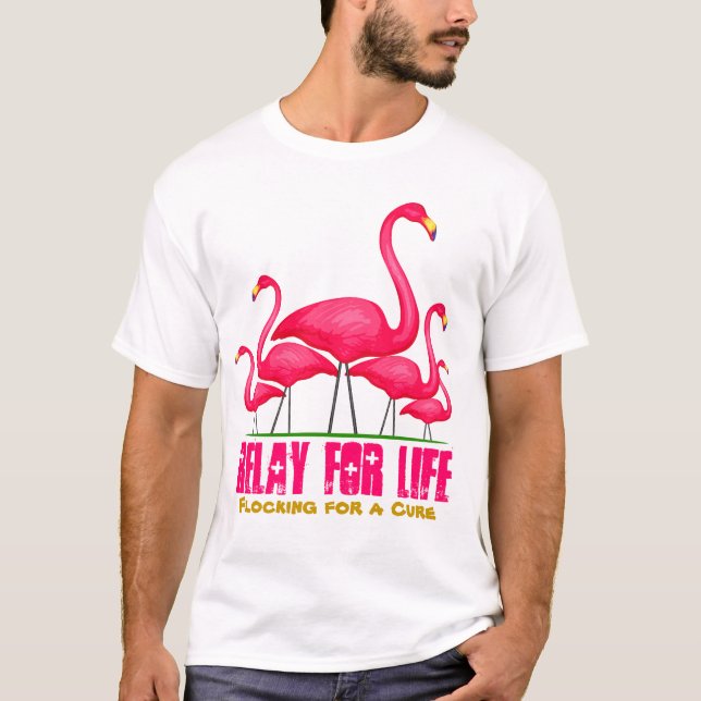 Rosa FlamingoLingo T-shirt (Framsida)
