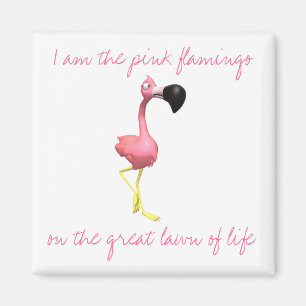 Rosa Flamingomagnet Magnet