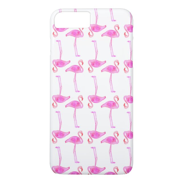 Rosa Flamingomönster Case-Mate iPhone Skal (Baksida)