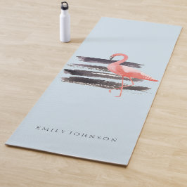 Rosa Flamingopersonlig för vattenfärg