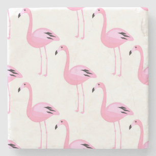 Rosa Flamingos 2 2 Stenunderlägg
