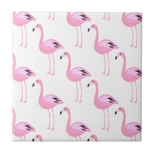 Rosa Flamingos 2 Kakelplatta
