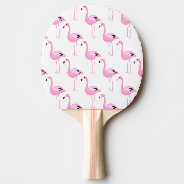 Rosa Flamingos 2 Pingisracket (Framsidan)