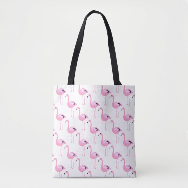 Rosa Flamingos 2 Tygkasse (Framsida)
