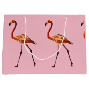 Rosa Flamingos Anpassningsbar Gift Bag - stor, gig
