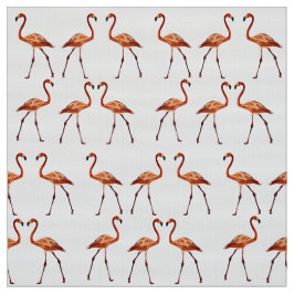 Rosa Flamingos Anpassningsbar Pima Cotton Fabric Tyg
