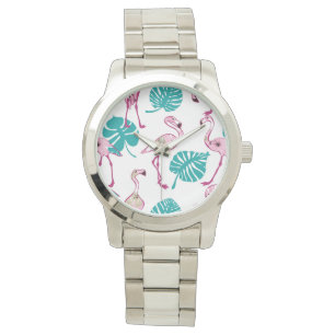 Rosa Flamingos Armbandsur