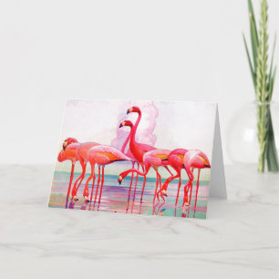 Rosa Flamingos av Francis Lee Jacques Kort