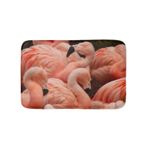 Rosa flamingos badrumsmatta