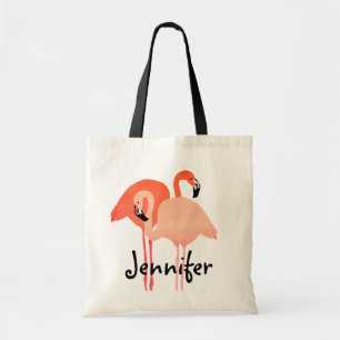 Rosa Flamingos Beach Wedding Tygkasse