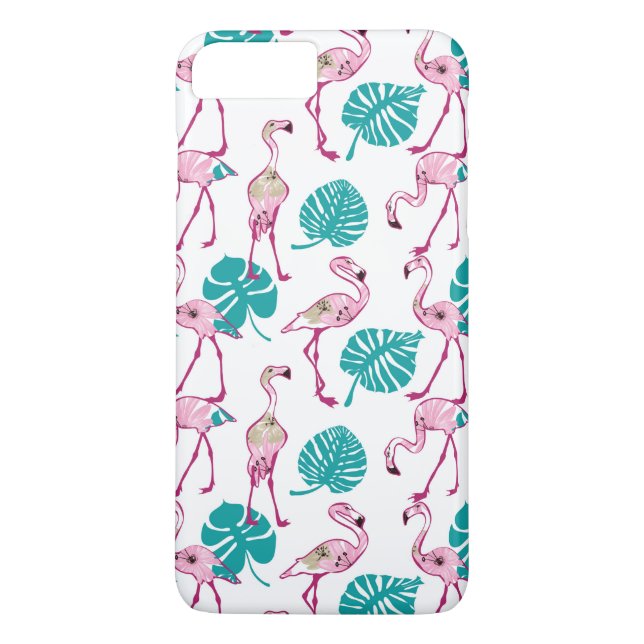 Rosa Flamingos Case-Mate iPhone Skal (Baksida)