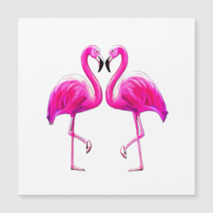 Rosa Flamingos i Kärlek