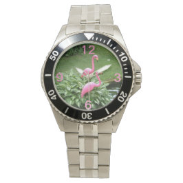ROSA FLAMINGOS-klocka Armbandsur