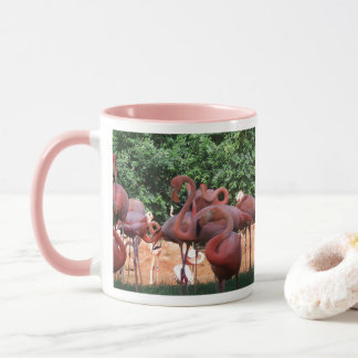 Rosa Flamingos Mugg