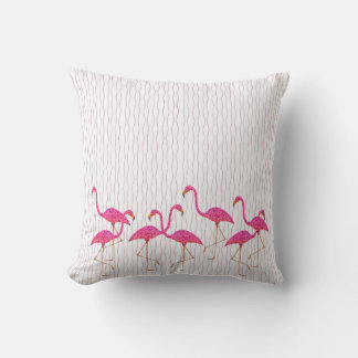 Rosa Flamingos Pillow Kudde