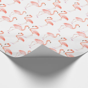 Rosa Flamingos Presentpapper