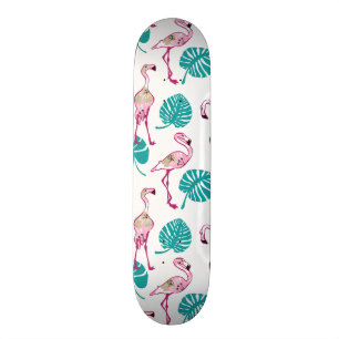 Rosa Flamingos Skateboard Bräda 19,5 Cm