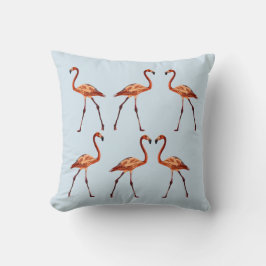 Rosa Flamingos Throw Cushion 41 cm x 41 cm Kudde