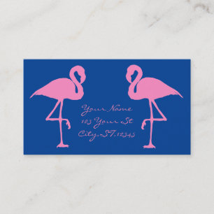 Rosa Flamingos Thunder_Cove Classic Visitkort