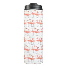 Rosa flamingos Tropiska fåglar vattenfärg Cute Bir