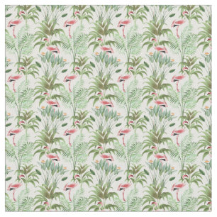 Rosa Flamingos Tyg