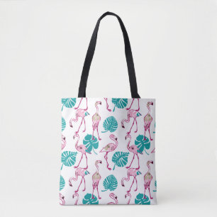 Rosa Flamingos Tygkasse