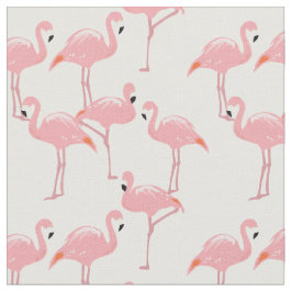 Rosa Flamingosmönstertyg Tyg