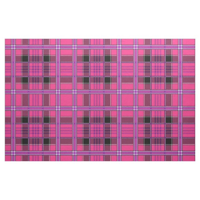 Rosa FlananMönster Tyg (Fat Quarter)