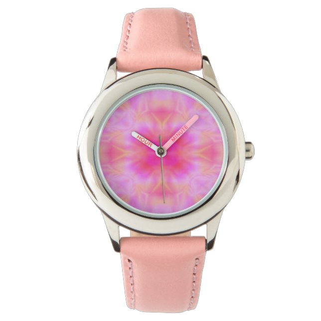 Rosa Flare Armbandsur (Framsida)