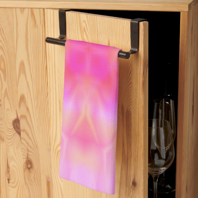 Rosa Flare Kökshandduk (Thirds Fold)