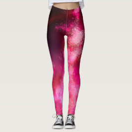 Rosa Flare Leggings nattetid Himmel