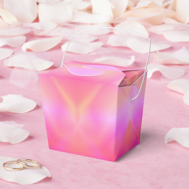 Rosa Flare Presentaskar (Bröllop)