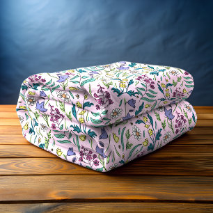Rosa Fleece Blanket, Medium