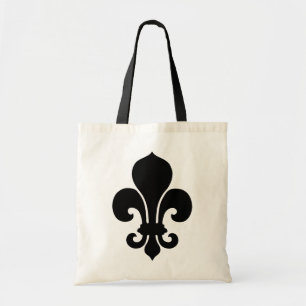 Rosa Fleur De Lis Tote Bag Tygkasse