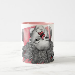 Rosa flicka 2 - mugg