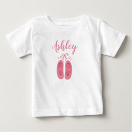 Rosa Flicka Ballerina Ballet Toe Shoes Dancer Tee