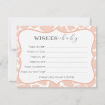 Rosa Flicka Giraffe Önskemål för Baby