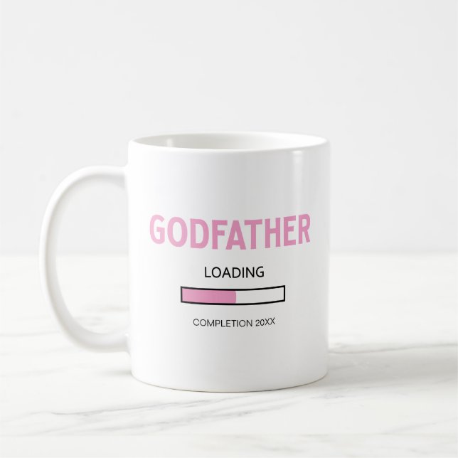 Rosa Flicka lastning 2026 Godfather Frieri Kaffemugg (Vänster)