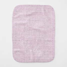 Rosa Flicka NAMN Pastel Linen Fabric Sweet Bebistrasa