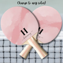 Rosa flicknamnsmonogram