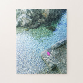 Rosa Flinflip flops Showas at the Beach Sten Photo Pussel